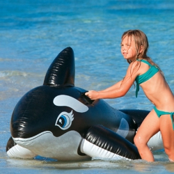 Materac zabawka do pływania dmuchany orka XXL INTEX 193cm x 119cm