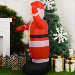 Zewnętrzna ozdoba świąteczna pompowany Mikołaj 180 cm