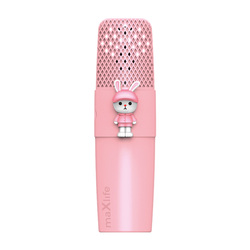 Mikrofon z głośnikiem Bluetooth Animal Maxlife MXBM-500 - różowy