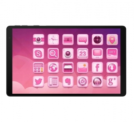 Tablet edukacyjny dla dziewczynki KIDS 10.1&#039;&#039; z modemem 4G LTE + klawiatura + różowe etui