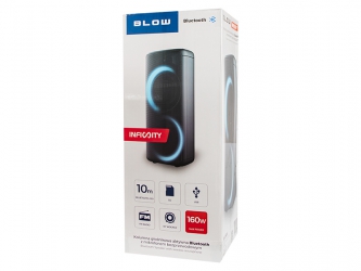 Duży głośnik Bluetooth BLOW Infinity LED FM USB microSD