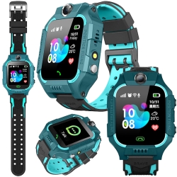 Zegarek smartwatch Q19 dla dzieci wodoodporny zielony