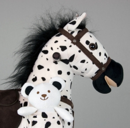 Koń na biegunach Milly Mally Mustang jasny brąz interaktywny konik bujany
