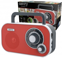Małe radio Camry CR 1140r czerwone