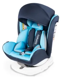 Fotelik samochodowy LIONELO HUGO czarny 15-36 kg ISOFIX