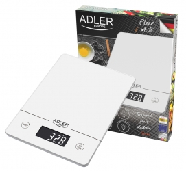 Elektroniczna waga kuchenna Adler AD 3170 do 15 kg biała