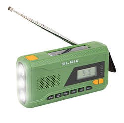 Radio przenośne analogowe AM/FM BLOW RA11 solarne