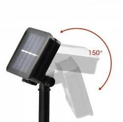 Girlanda świetlna solarna 30 LED G40 6,5 m + panel solarny