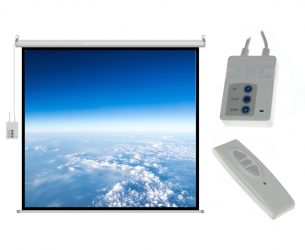 Elektryczny ekran projekcyjny 100&quot; 203x152cm 4:3 z pilotem