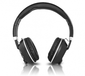 Słuchawki bluetooth LTC MIZZO mikrofon FM SD AUX - czarne