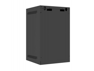 Szafa instalacyjna RACK wisząca 10&#039;&#039; 9U 280x310 drzwi szklane Lanberg (flat pack) - czarna