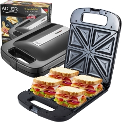 Opiekacz do kanapek toster sandwich Adler AD 3055