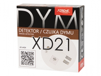 Detektor czujnik dymu XTREME XD21 230V/9V