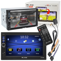 Radio BLOW AVH-9880 2DIN 7&quot; BT GPS USB MP3 Mirror Link + PILOT