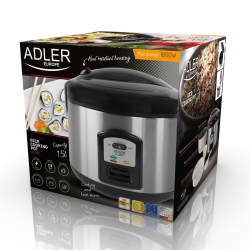 Garnek do gotowania ryżu Adler AD 6406 2 funkcje 1000W 1,5L