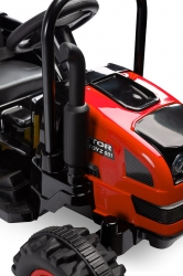 Traktor na akumulator z przyczepką Caretero Toyz Hector akumulatorowiec + pilot - czerwony
