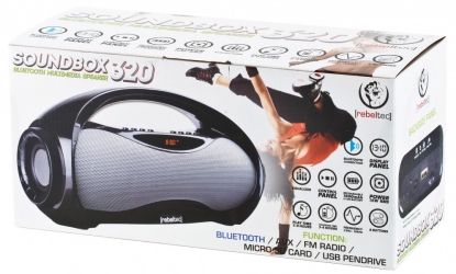 Rebeltec SoundBOX 320 głośnik bluetooth radio equalizer MP3 SD USB AUX