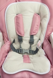 Krzesełko do karmienia leżaczek 2w1 Caretero BISTRO 2019 - różowe