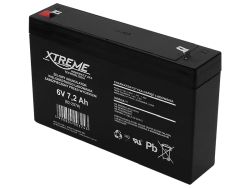 Akumulator żelowy XTREME 6V 7.2Ah