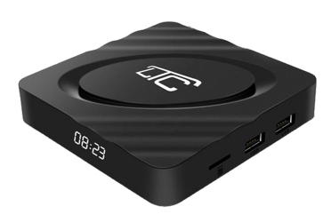Smart TV BOX LTC Android 4K UltraHD WiFi - wbudowany zegarek