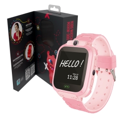 Zegarek smartwatch Maxlife Kids Watch MXKW-300 dla dzieci różowy