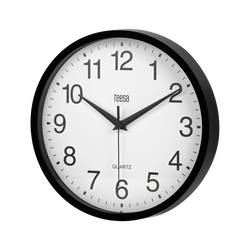 Zegar ścienny Teesa 25 cm - czarny