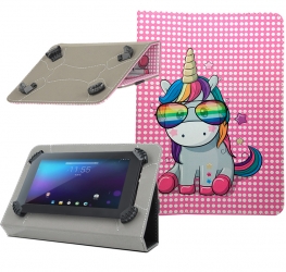 Uniwersalne etui do tabletów 7-8” Rainbow Unicorn