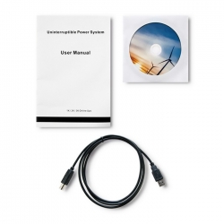 Zasilacz awaryjny UPS Qoltec On-line Pure Sine Wave 1kVA 800W CZYSTY SINUS LCD USB RJ45 + program