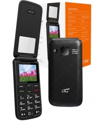 Telefon komórkowy dla seniora BT LTC MOB30 z klapką SOS aparat