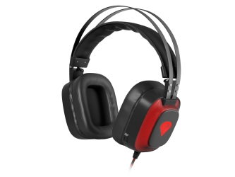 Słuchawki nauszne GENESIS RADON 720 7.1 z mikrofonem czarno - czerwone
