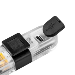Zestaw lampka rowerowa LED na przód i tył Rebel USB komplet