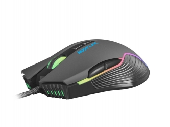 Klawiatura gamingowa podświetlana dla graczy FURY SKYRAIDER z podświetleniem + bezprzewodowa mysz FURY STALKER + mata LED 