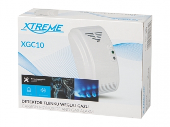 Detektor czujnik gazu i czadu XTREME XGC10 230V