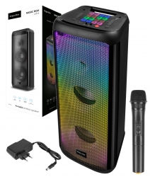 Przenośny głośnik Bluetooth Kruger&amp;Matz Music Box Ultra USB SD AUX X-BASS TWS Launchpad + mikrofon