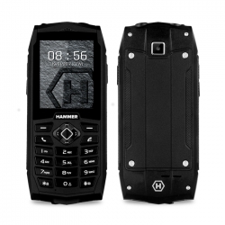 Telefon komórkowy telefon dla seniora myPhone HAMMER 3 czarny Dual SIM aparat
