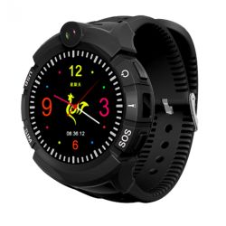 Watch Phone Kids z lokalizatorem GPS/WIFI Black - menu PL - zegarek smartwatch