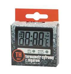 Termometr panelowy BLOW TH002 LCD   zegar