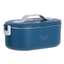Elektryczny podgrzewany pojemnik na żywność do 70°C Adler AD 4505 niebieski