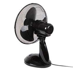Wentylator biurkowy BLOW 12"/30cm 40W czarny