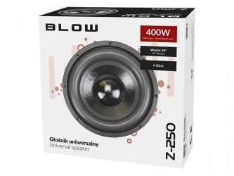 Głośnik niskotonowy uniwersalny BLOW Z-250 4Ohm 