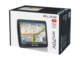 Nawigacja samochodowa BLOW GPS70V 8GB mapa Europy