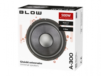 Głośnik niskotonowy uniwersalny BLOW A-300 4Ohm 500W