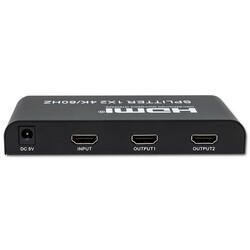 Aktywny rozdzielacz Splitter 2 x HDMI 4K x 2K Qoltec 6Gb/s 60Hz High stability