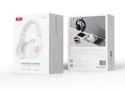 Bezprzewodowe słuchawki nauszne Bluetooth XO BE39 białe