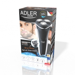 Elektryczna  golarka męska maszynka do golenia Adler AD 2928 rozkładany trymer