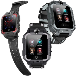 Zegarek smartwatch Q19 dla dzieci wodoodporny czarny