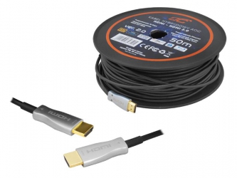 Kabel HDMI męski 50m ETHERNET wzmacniacz pozłacane końcówki 4K