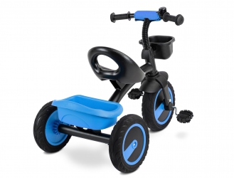 Rowerek trójkołowy dziecięcy Caretero Toyz Embo z pedałami - niebieski