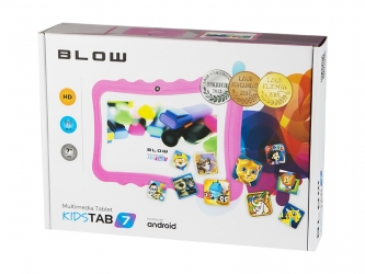 Tablet BLOW KIDSTAB 7 ver. 2020 + etui dla dzieci - niebieski + powerbank