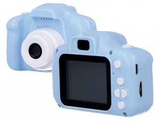 Zestaw dla dzieci kamera aparat Forever Smile SKC-100 + zegarek smartwatch Q12 niebieski